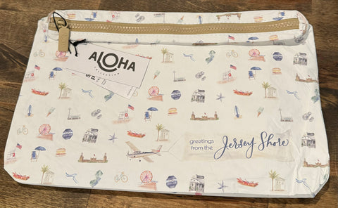 Aloha Mid Pouch- Exclusive Jersey Shore Print