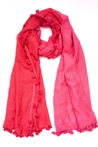 Oliphant Silk Tassel Scarf