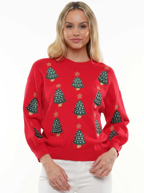 Christmas shop tree sweater