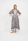 Marea House Dress- Orsay Floral Blue Indigo