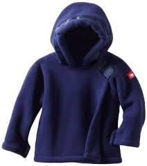 Navy Fleece Jacket Outerwear