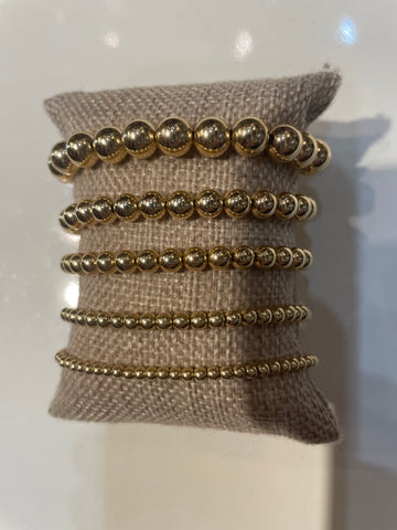 Gold Filled Bead Bracelets