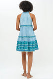 Oliphant Sleeveless Dress in Marley Blue